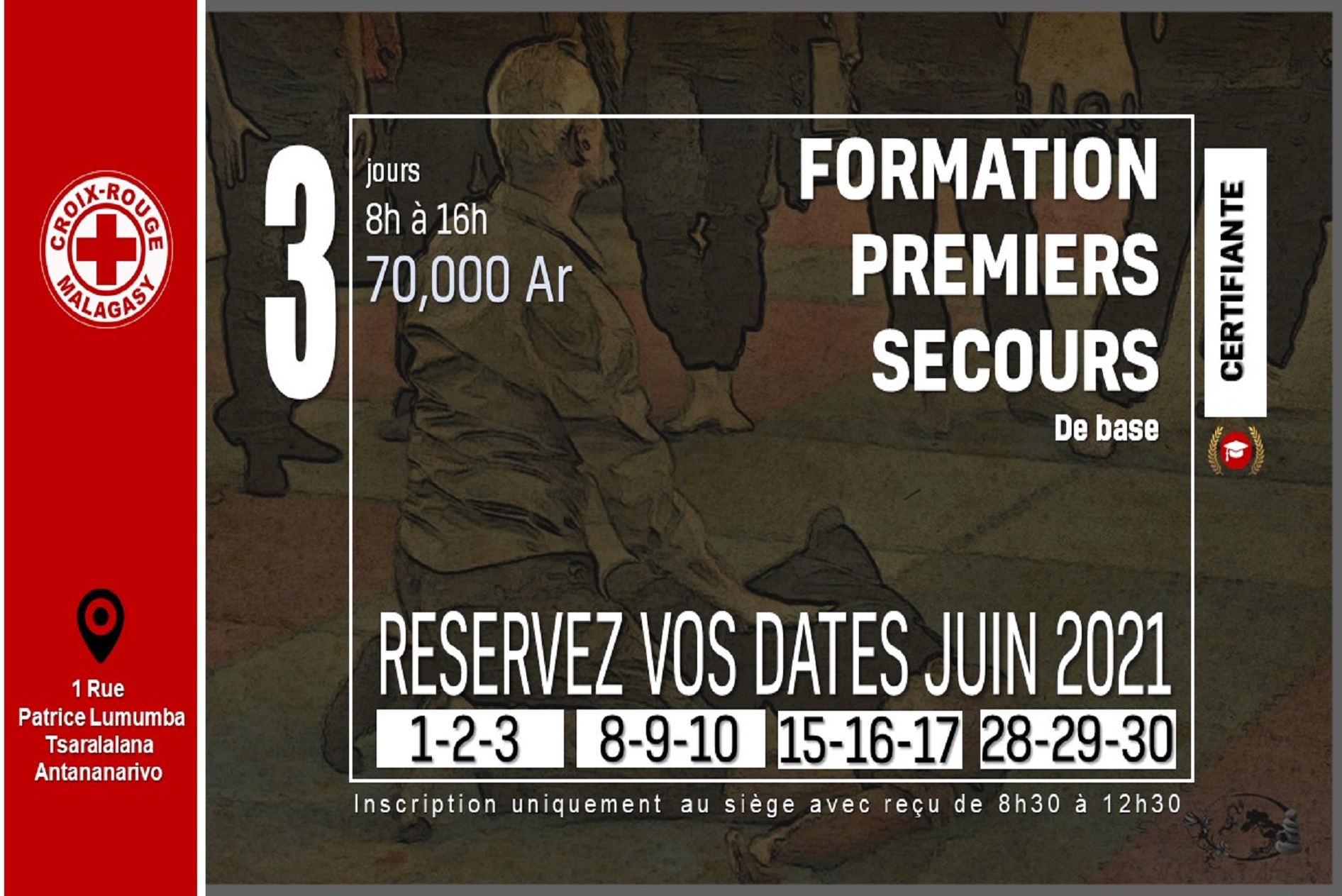 Formez vous pour sauver des vies pour le mois de Juin